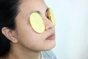 the use of potatoes to rejuvenate around the eyes